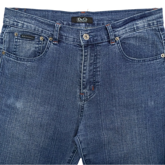 D&G DOLCE & GABBANA Ladies Classic Mid-Rise Blue Jeans - Picture 5 of 15